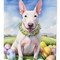 Edge Collections - 11.25" X 15.50" - Multicolor - Easter Egg English Bull Terrier - 1 Piece